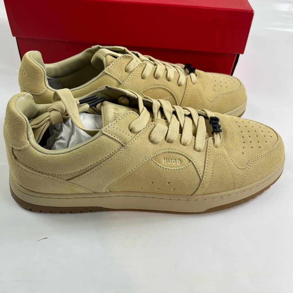 Hugo Men’s Hadrian Sneakers SD Medium Beige Size 13